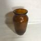 Former Henkel vintage stamped orange smoked glass vase