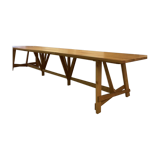 Wooden table in solid