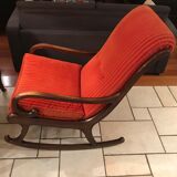 Rocking-chair velvet