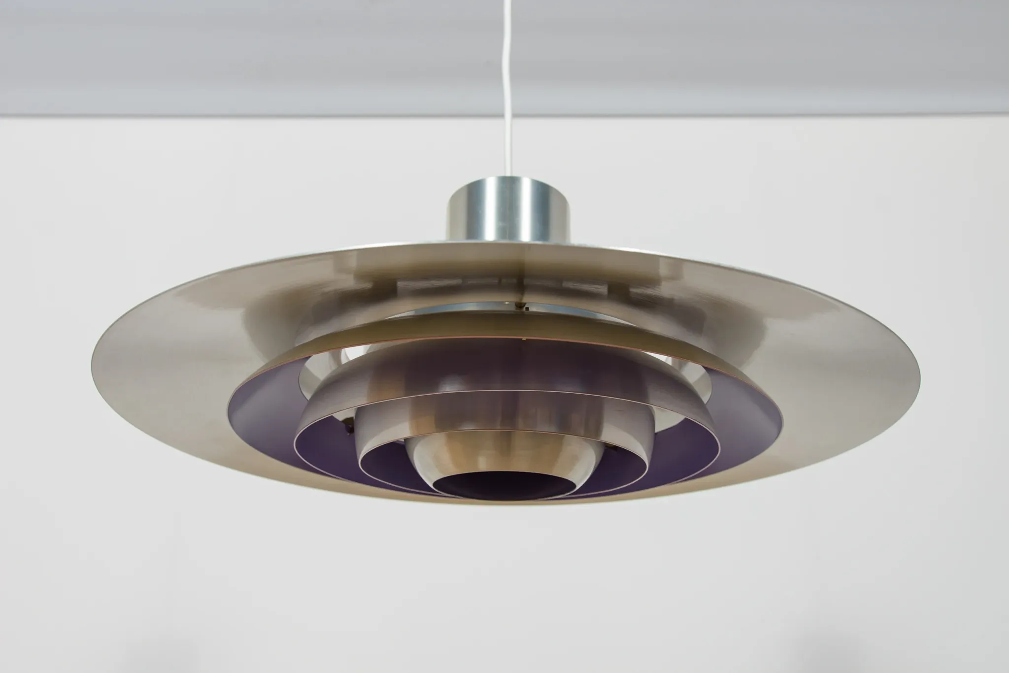Mid-Century P376 Pendant Lamp by Preben Fabricius & Jørgen Kastholm for Nordisk Solar, Denmark, 1960s