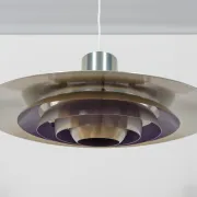 Mid-Century P376 Pendant Lamp by Preben Fabricius & Jørgen Kastholm for Nordisk Solar, Denmark, 1960s