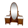Hairdresser Art Deco styke from the early 20th century in mahogany with marquetry and mother-of-pear details