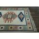1970s Vintage Turkish Handmade Wool & Cotton Pink Area Rug 185x264