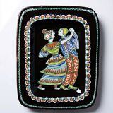 Ashtray, glazed ceramic wall decoration A.D. Schweizer Steffisburg, circa 1960