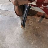 Velvet toad armchair