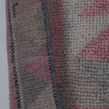 Vintage Turkish Oushak Rug Handwoven 95x300 cm