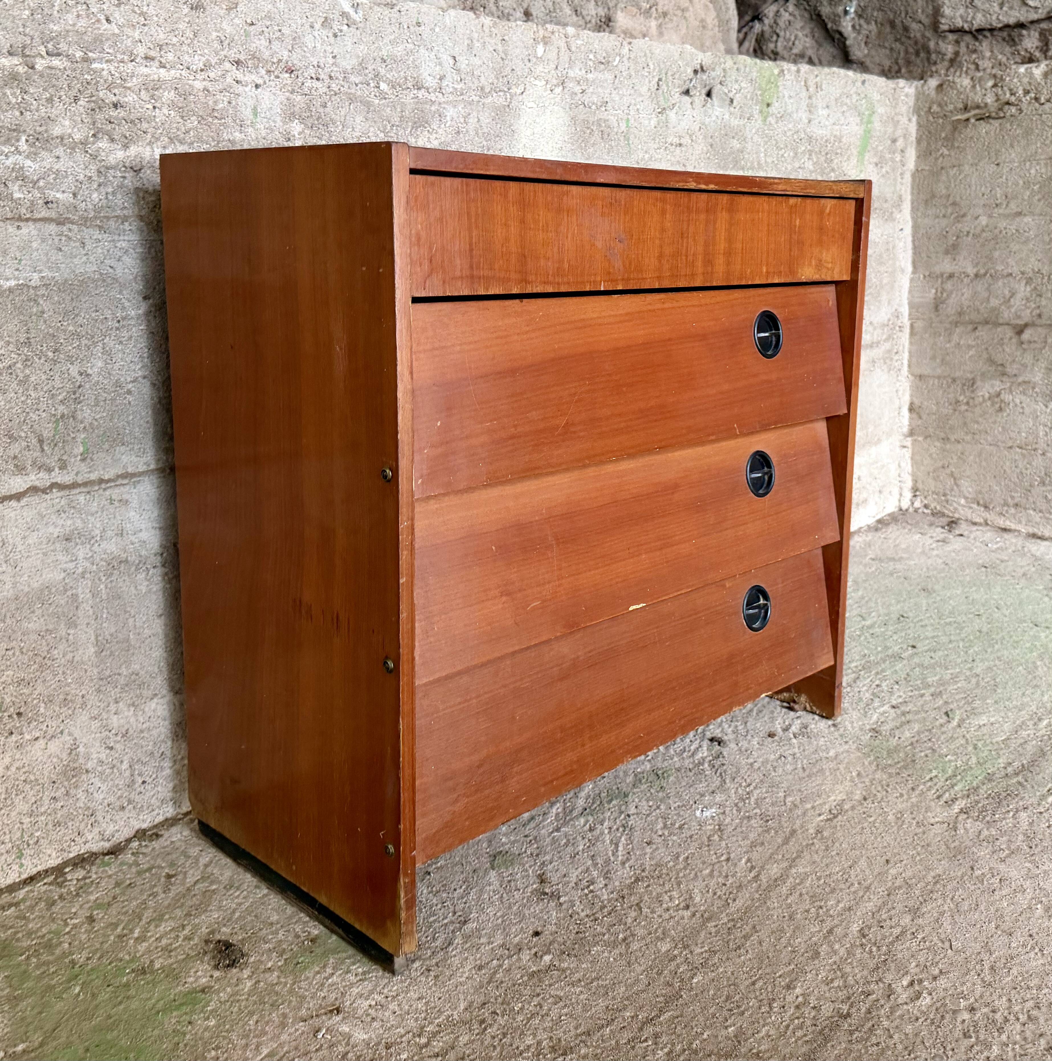 Vintage teak shoe cabinet – 1960s
