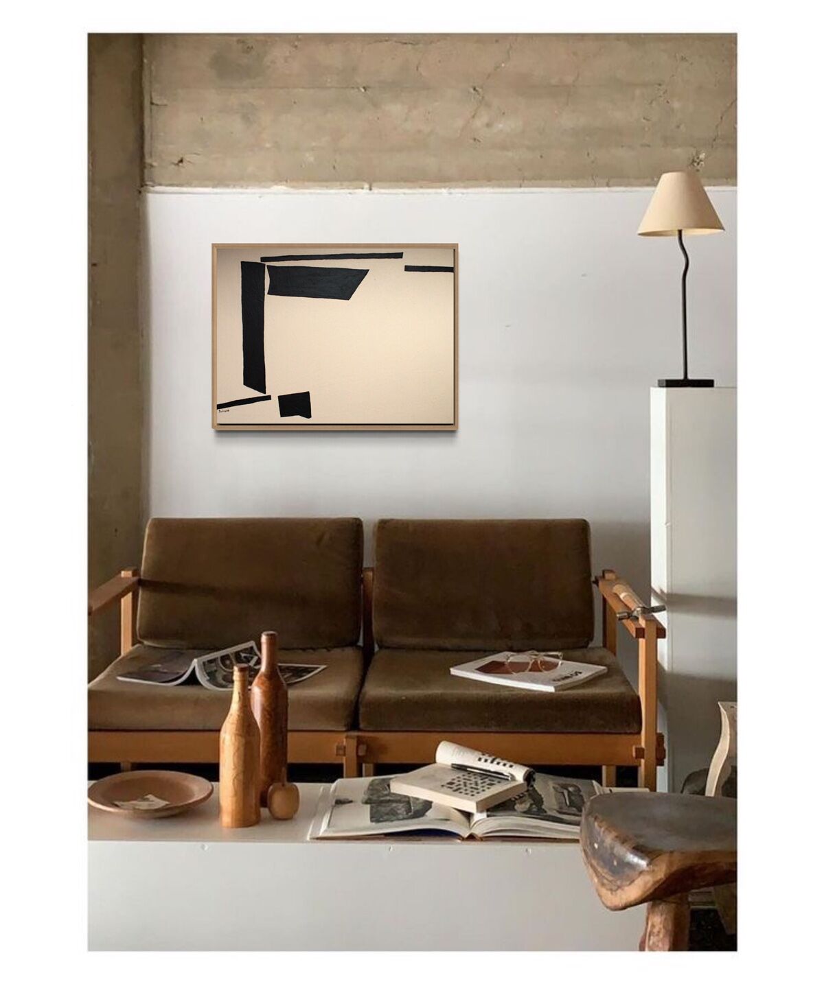 Abstract minimalist "the line"