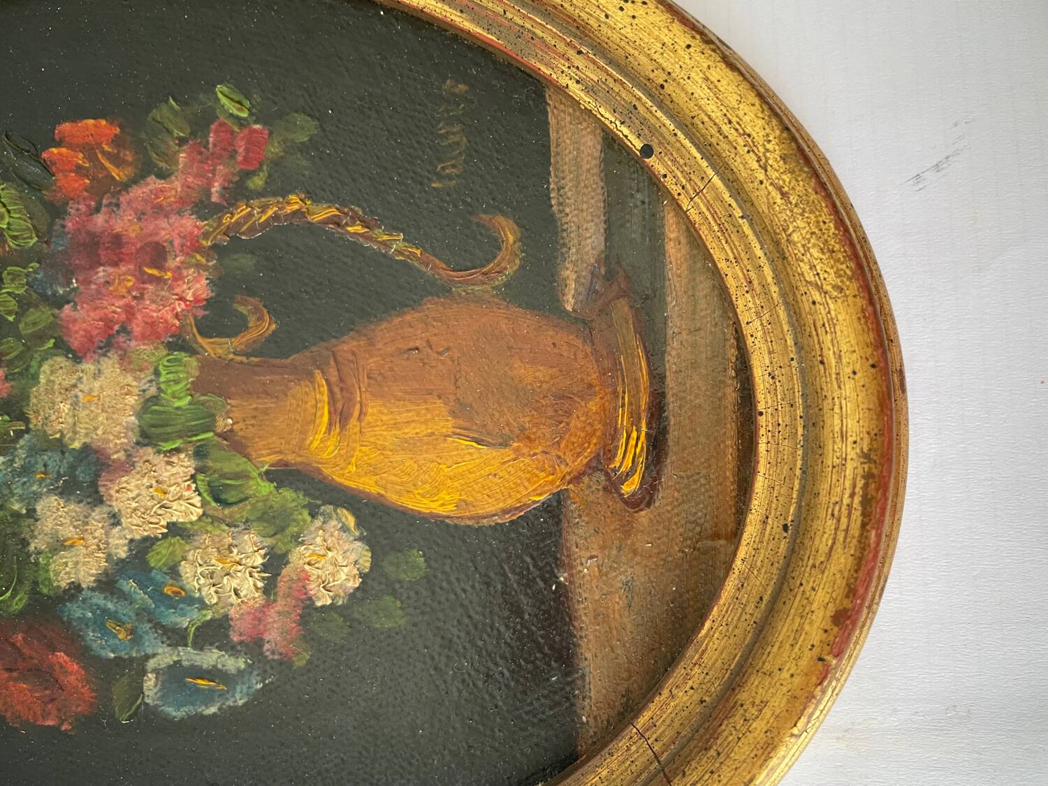 Duo of paintings "bouquet of flowers"