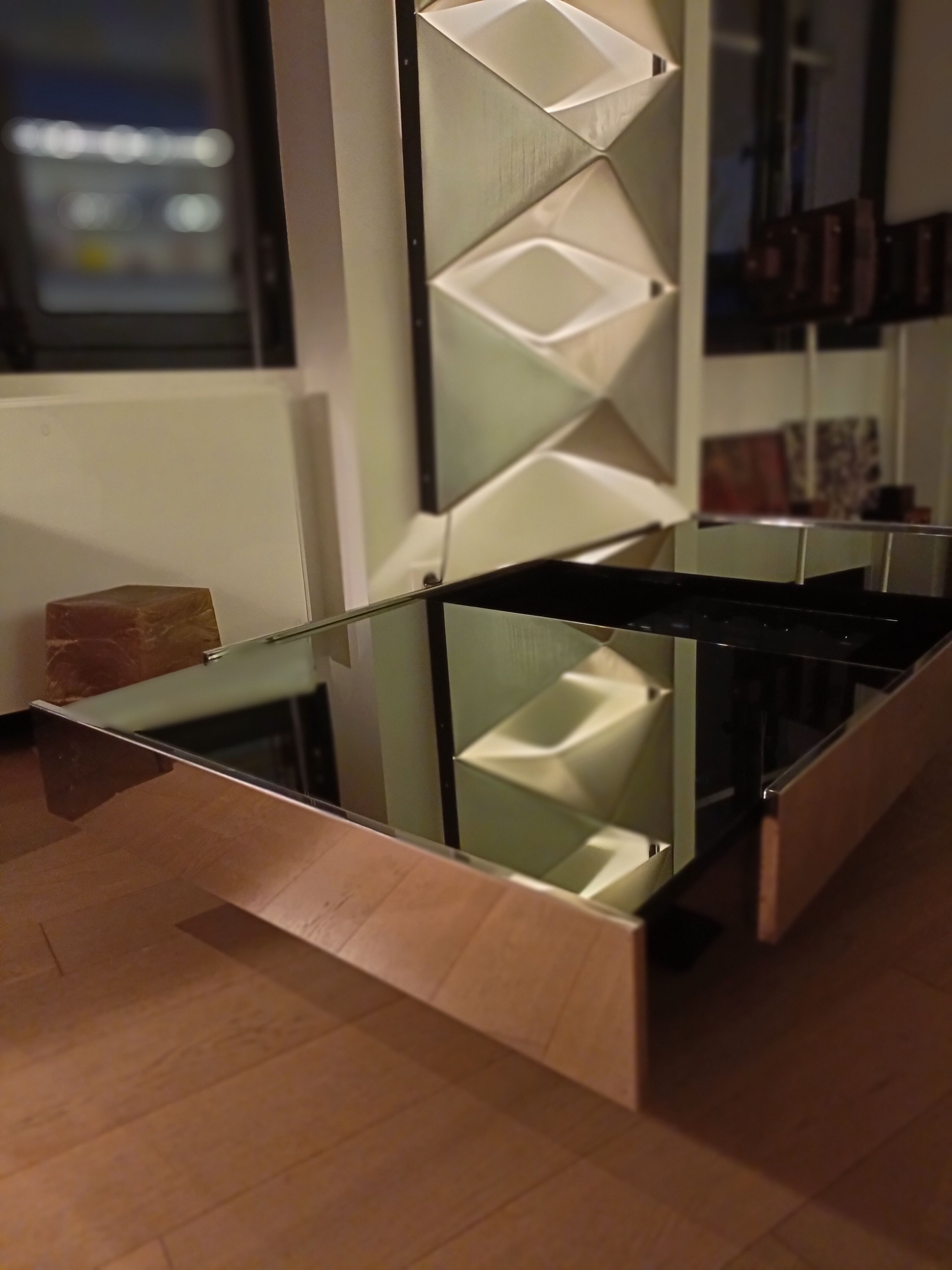 Table basse bar Willy Rizzo