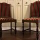 Duo de chaises tapissées style Louis XIII
