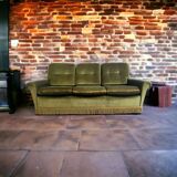 Seat / vintage moss green sofa