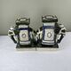 Pair of vintage ceramic bookends
