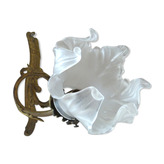 Ancient art nouveau tulip applied