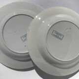 2 Carina U&C Sarreguemines Ironstone Deep Plates