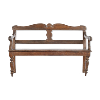 Wooden bench