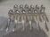 12 silver-plated coffee spoons, AR Grand Prix Monaco, 13.7 cm
