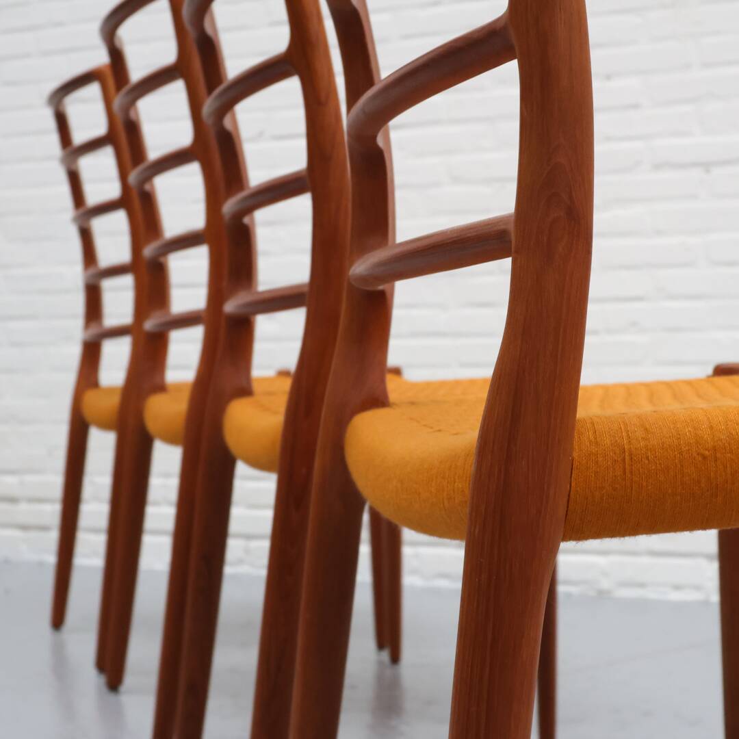 Niels Møller Dining Chairs Model 82