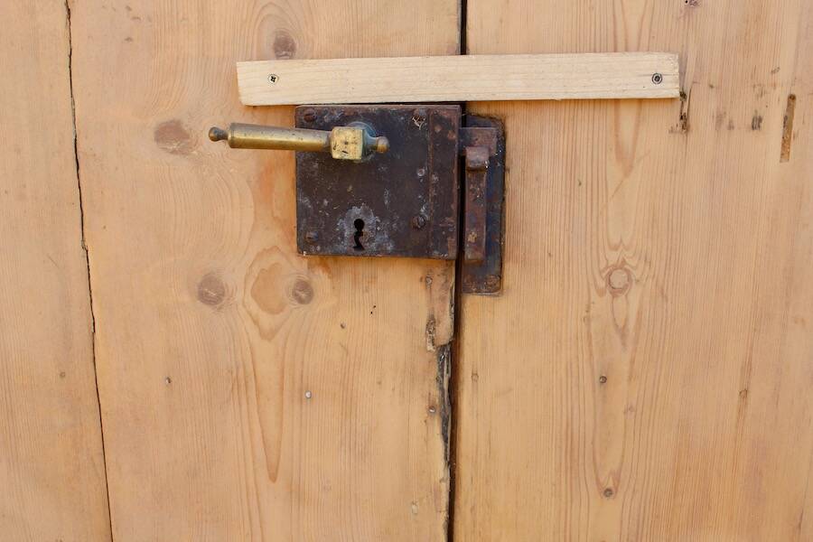 Double Door In Carved Walnut 19th Century