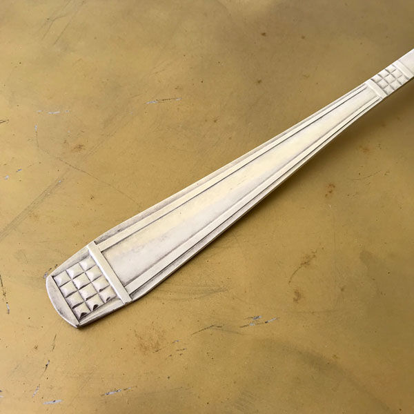 Silver metal ladle Christofle