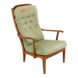 Scandinavian armchair "Stora Fjäderbrickan" by Carl Malmsten, Sweden, 1970