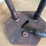 Wooden tripod stool