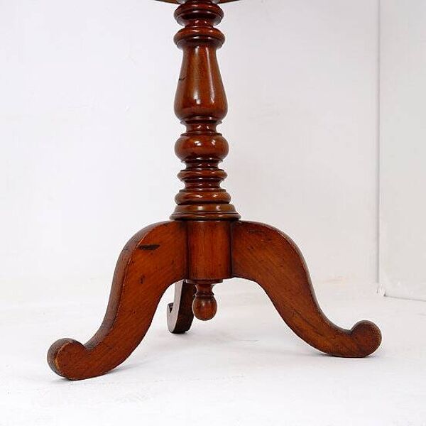 Mahogany Psyche barber mirror - Turned Wood 19th century