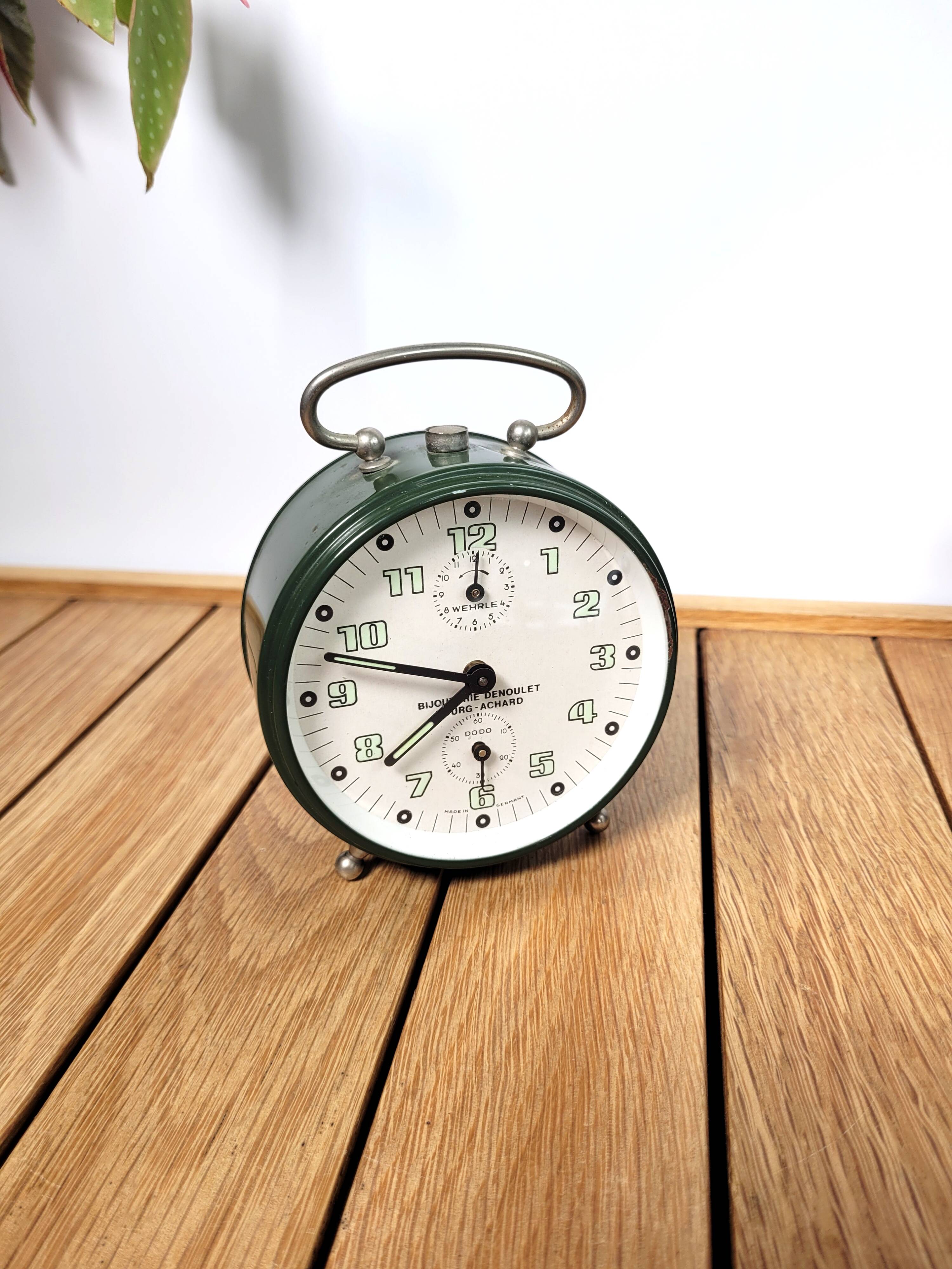 Vintage Wehrle mechanical alarm clock