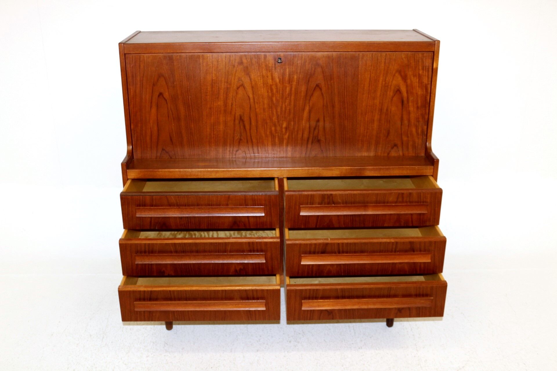 Teak secretary, Sigfrid Omann, Denmark, 1960