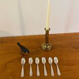 6 vintage silver plated small spoons from the 1960s