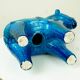 Italian ceramic horse Rimini Blu from the mid-century by Aldo Londi for Bitossi.