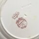 2 polychrome ironstone dinner plates "Wentworth" by Emile Bourgeois