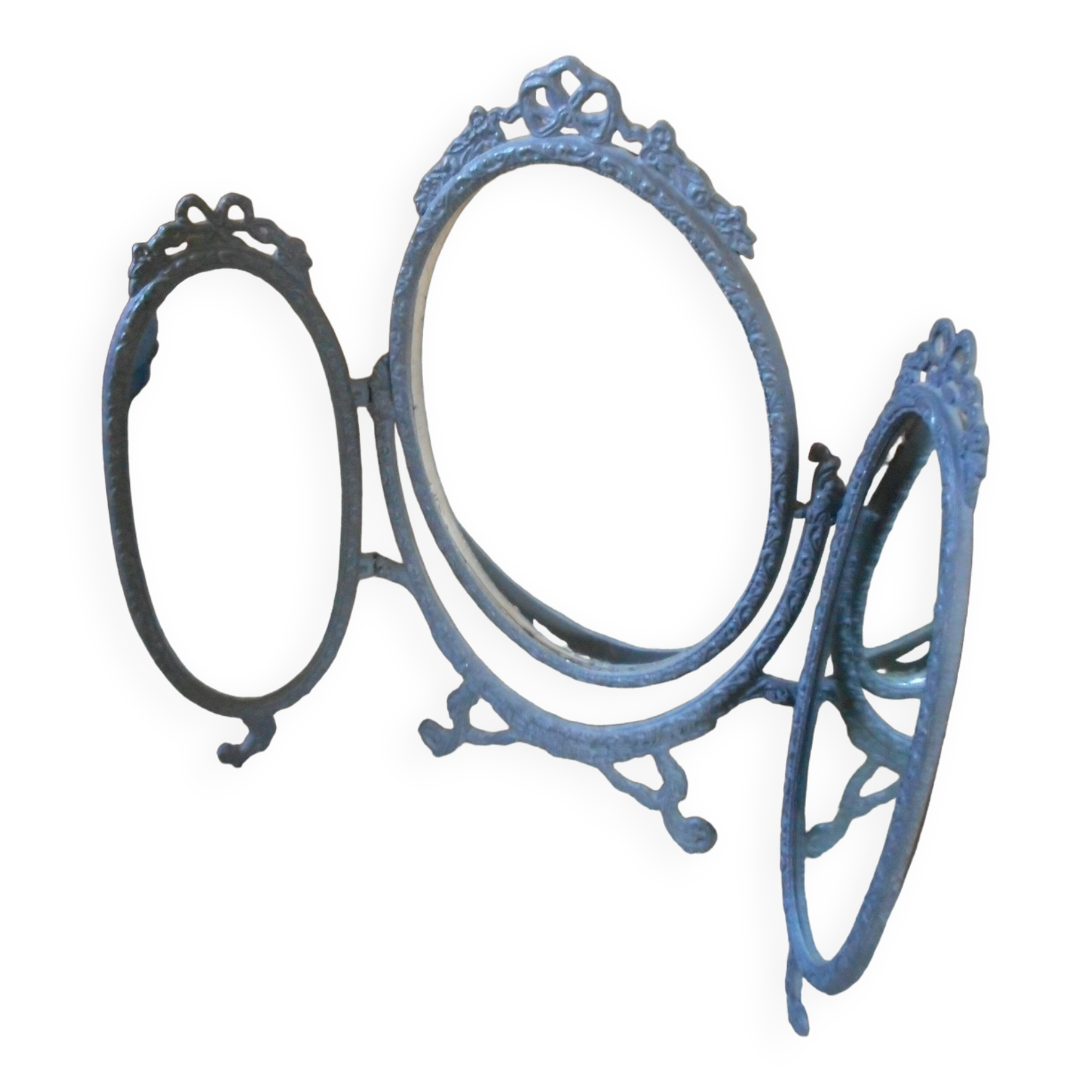 triptych psyche mirror to place on table or dressing table