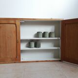Armoire double en bois, murale