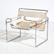 Pair of chairs model b3 Wassily by Marcel Breuer