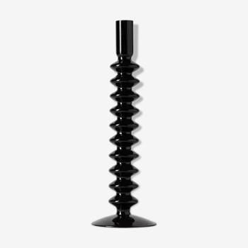 Bougeoir chandelier design rétro noir