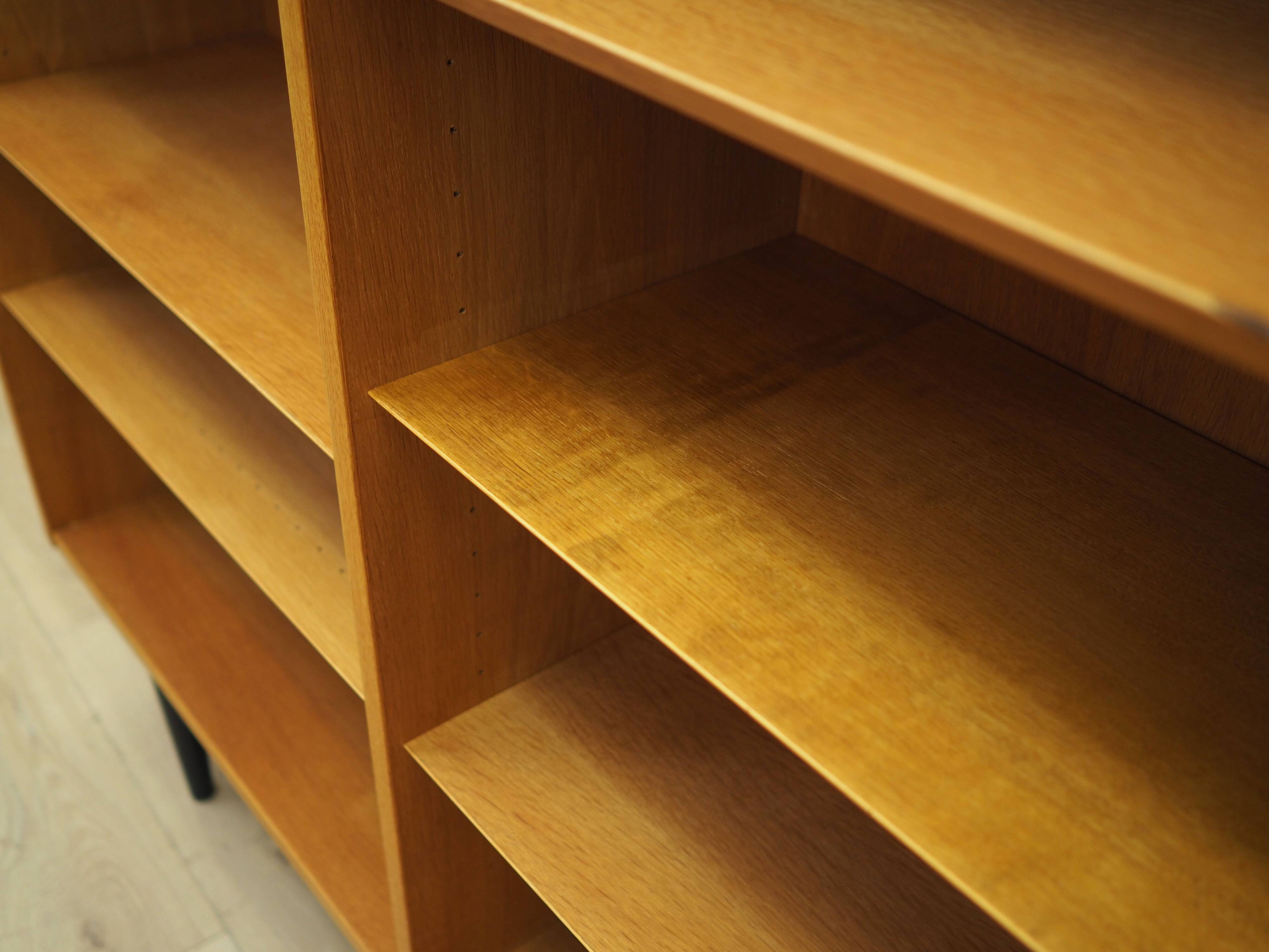 Ash bookcase, Danish design, 1970s, production: Hundevad