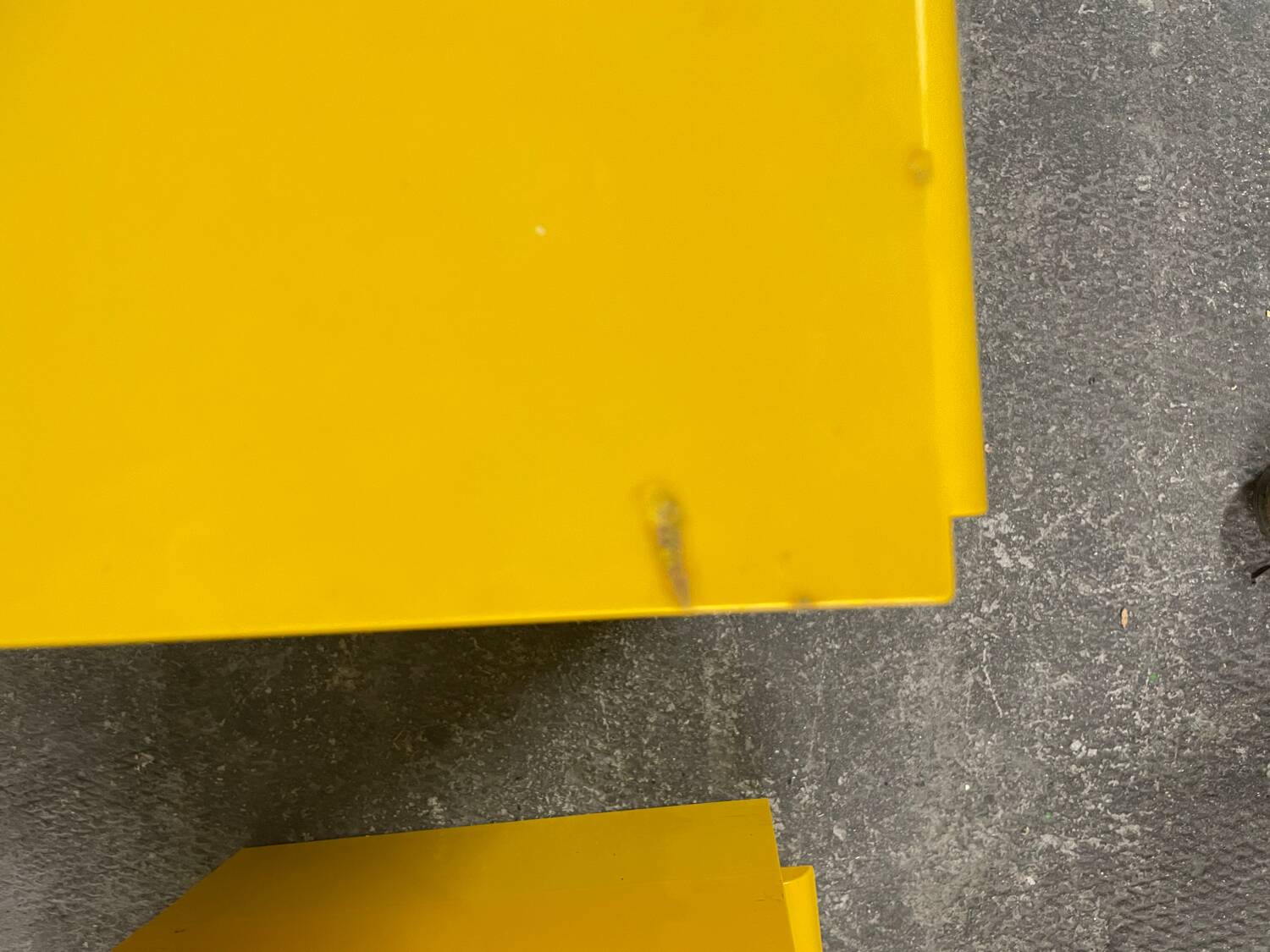 Yellow chest of drawers model 4601 by Simon Fussell for Kartell, 1970s