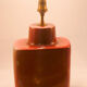 Table lamp, ceramic, glazed porcelain, signed by Jacqueline and Tim Orr.