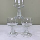3 Roemer glasses