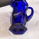 Carafe verre bleu de bristol