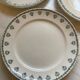 3 round iron earth dishes Moulin des loups, Longwy and Saint Amand