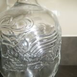 dragon engraved glass carafe