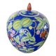 Large Chinese ginger jar in porcelain from the early 20th century.