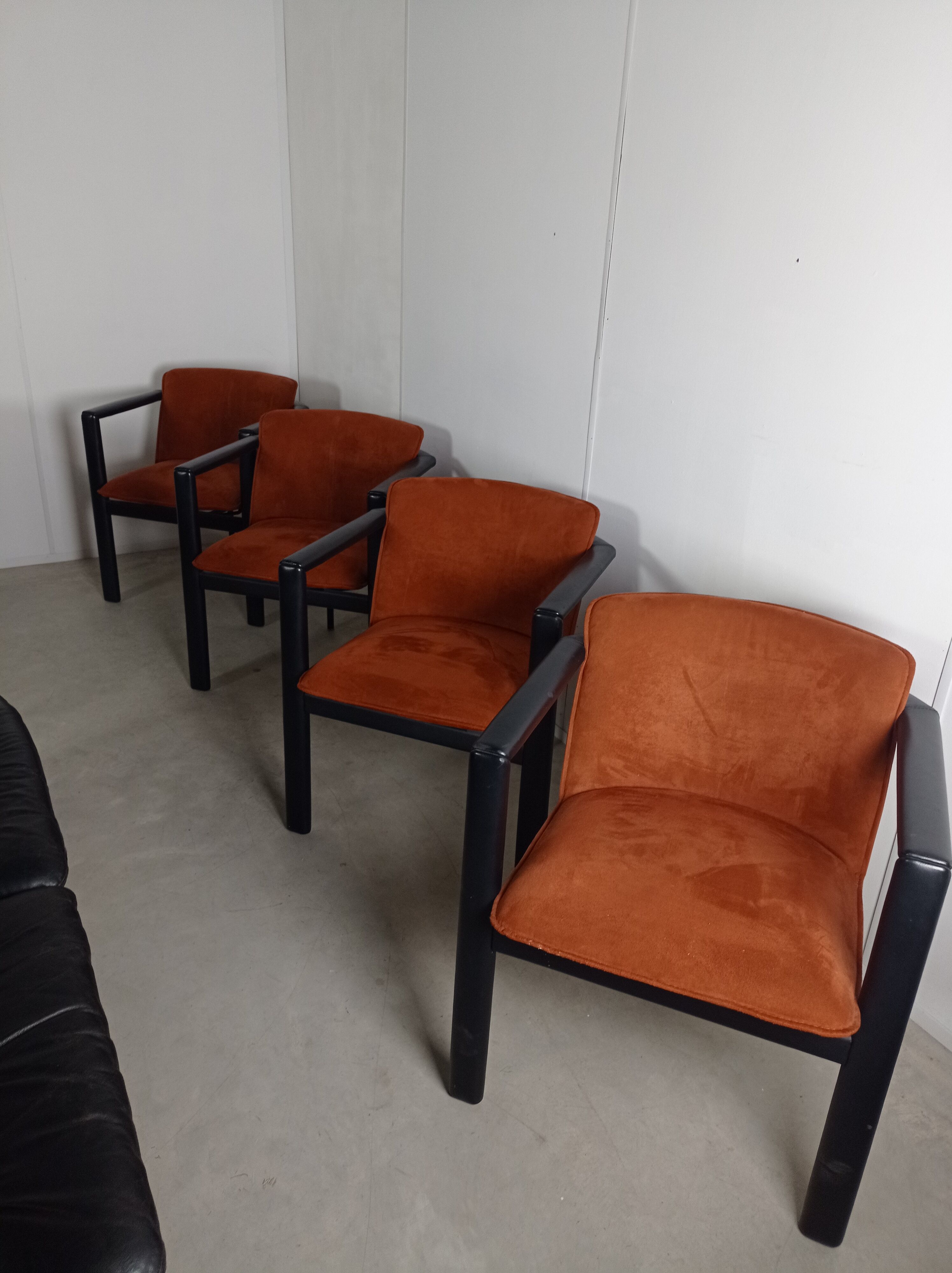 Leolux Hugo de Ruiter Cachucha set of 4 chairs