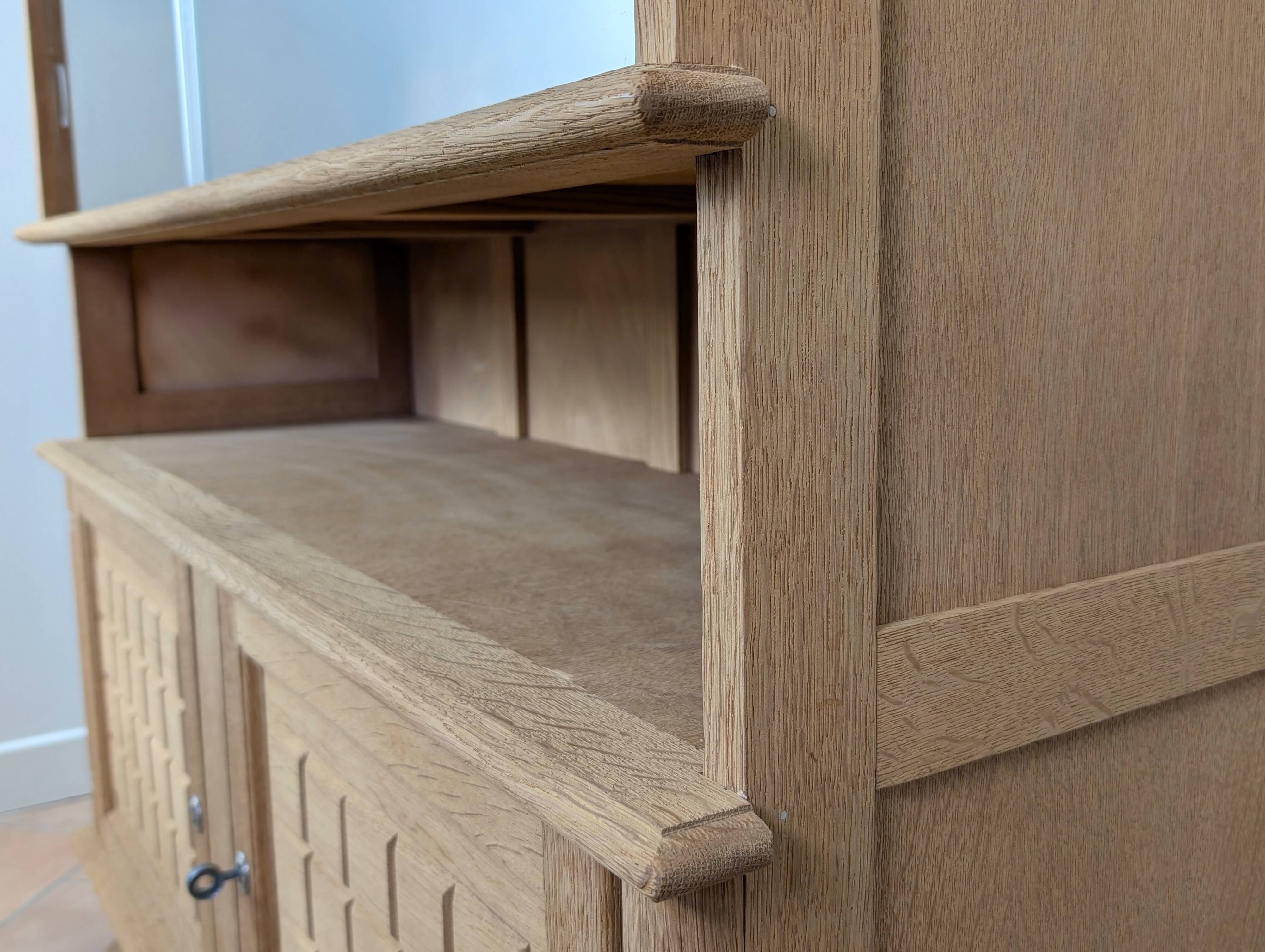 Raw oak sideboard