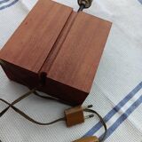 Art Deco solid wood lamp base