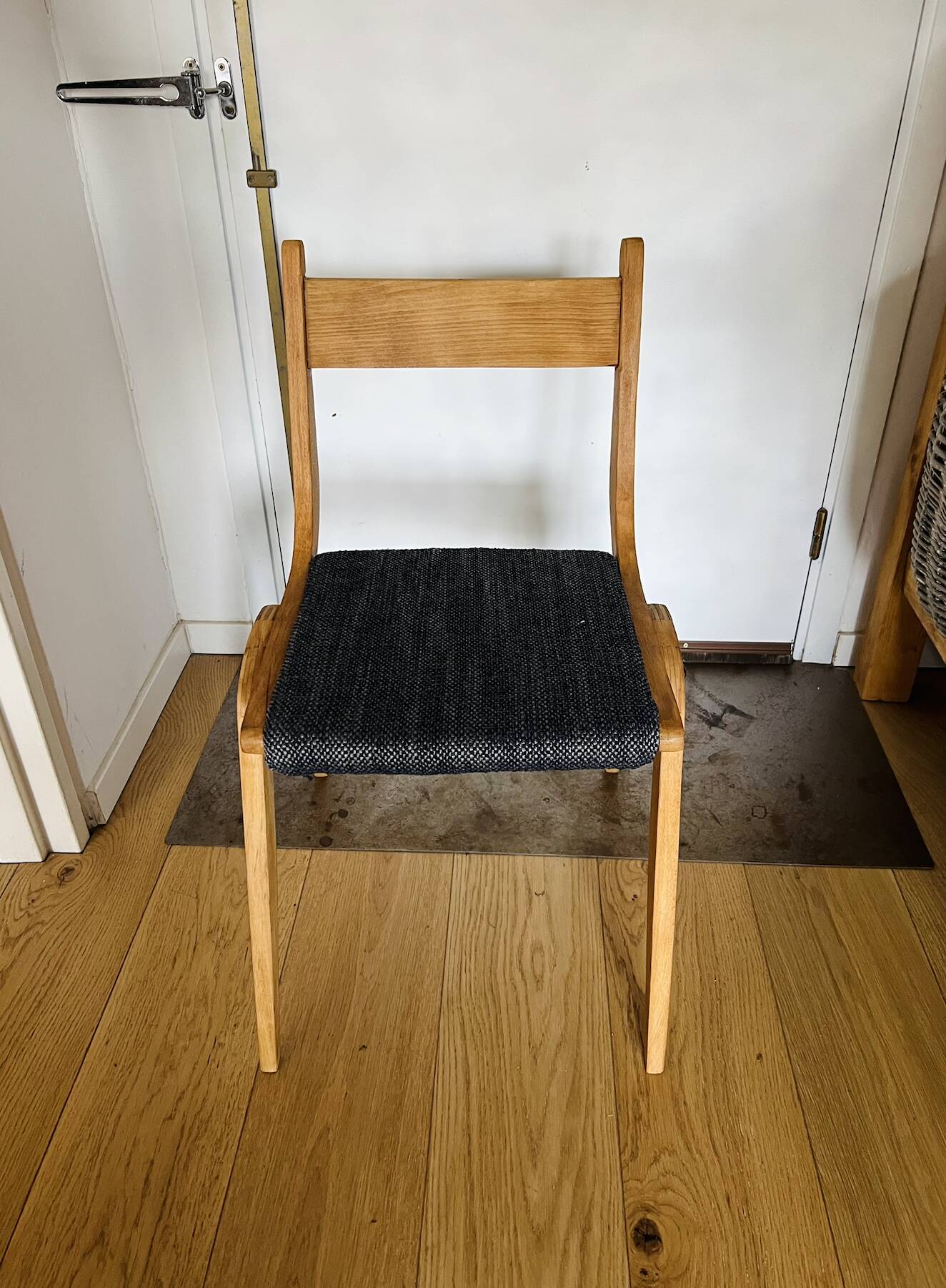 (Lot) 3 Compass Leg Chairs 1960s Scandinavian