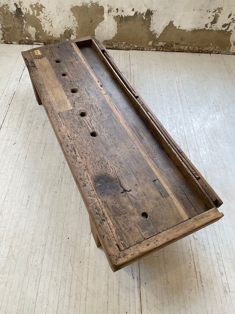 Brutally artisanal oak coffee table