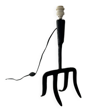 Pied de lampe sculpture brutaliste